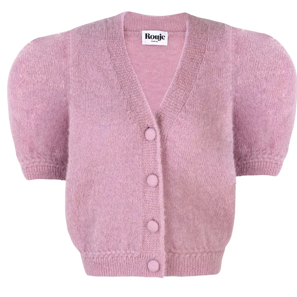 Rouje Nono Cardigan 💕 Pink | EU 36 (US S) | Sold Out Style | Parisian Luxury
